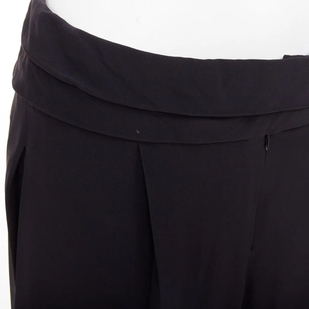 Alexander McQueen Black Polyester Trouser Black Polyester Very good - Back View