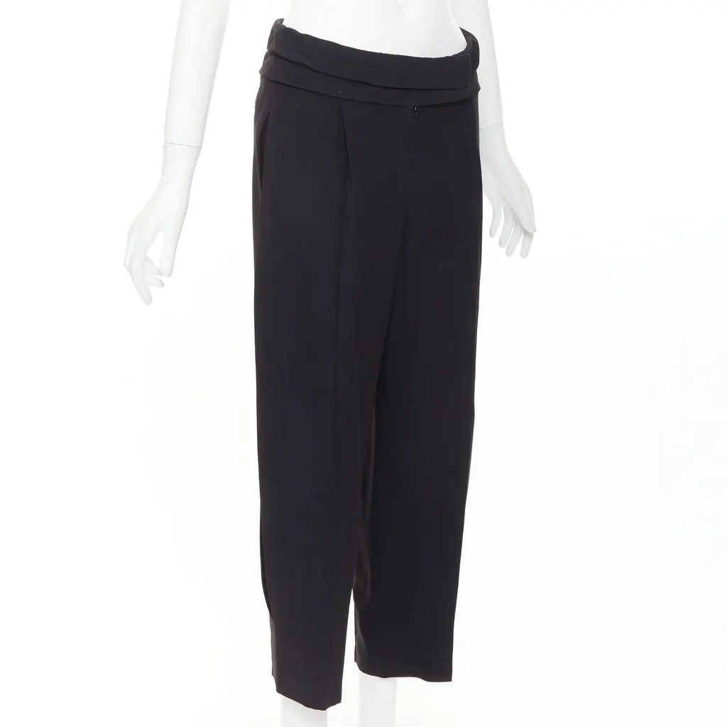 Alexander McQueen Black Polyester Trouser Black Polyester Very good - Inside View
