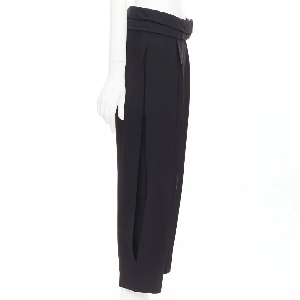 Alexander McQueen Black Polyester Trouser Black Polyester Very good - Model View