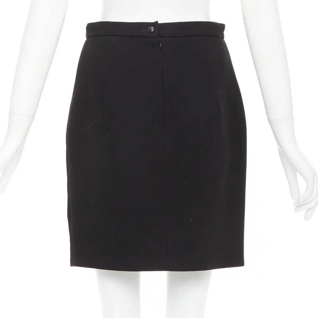 Peter Pilotto Black Wool Skirt Black Wool Good - Box View