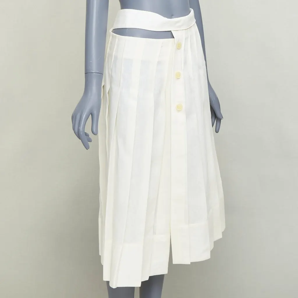 Jacquemus Ecru Linen Skirt Ecru Linen Very good - Inside View