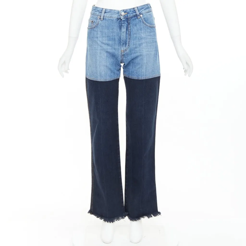 Unsigned Blue Cotton Jeans Blue Cotton Very good - Front View