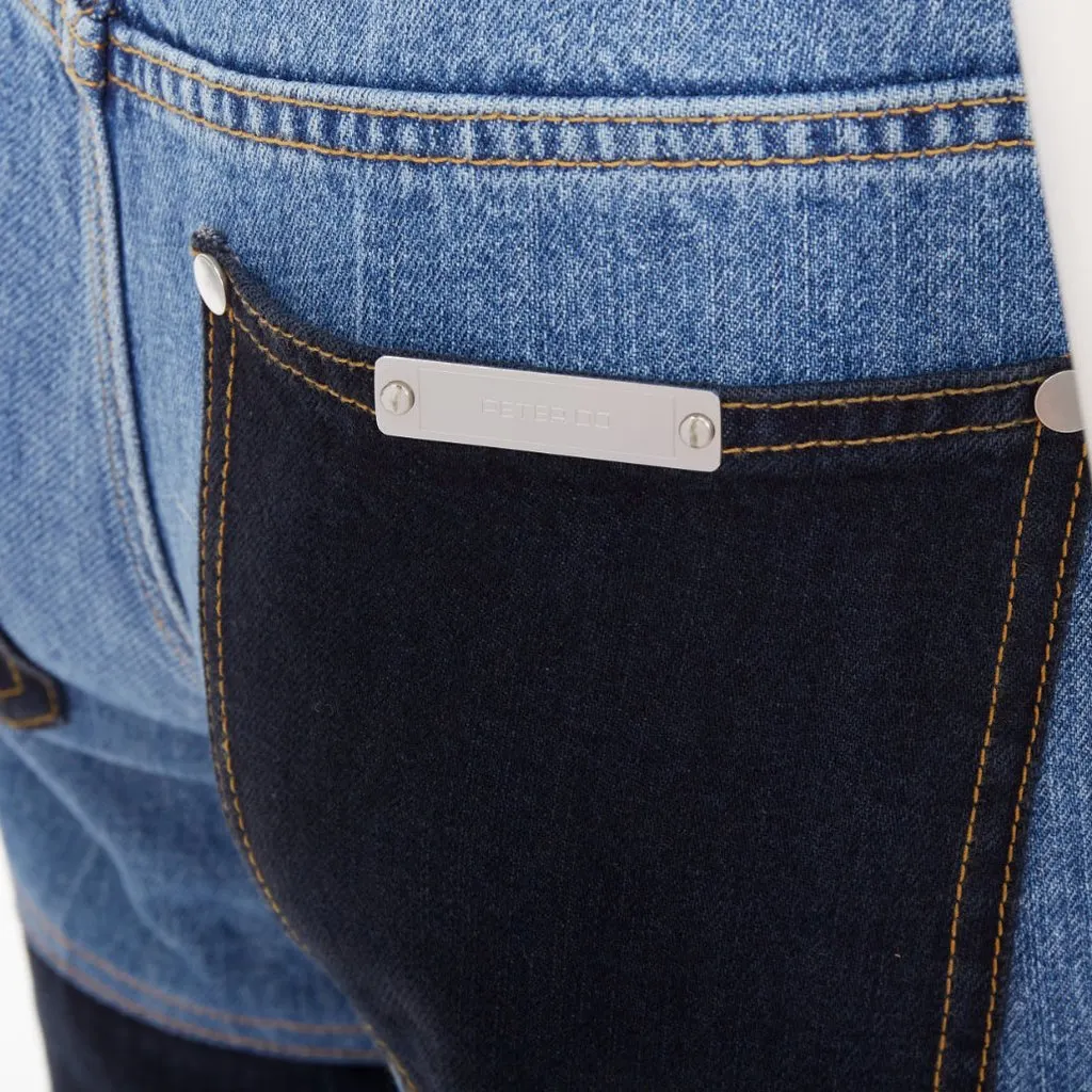 Unsigned Blue Cotton Jeans Blue Cotton Very good - Back View