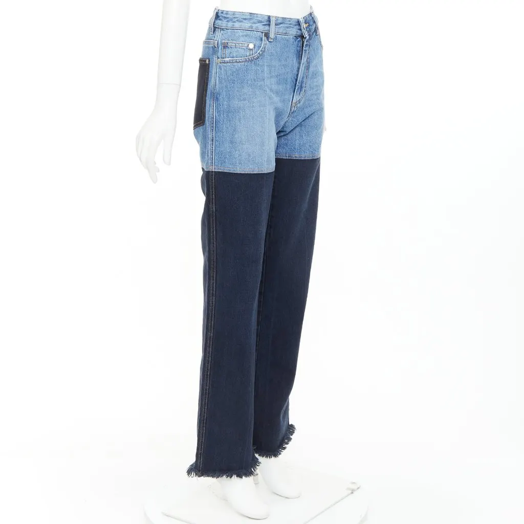 Unsigned Blue Cotton Jeans Blue Cotton Very good - Inside View