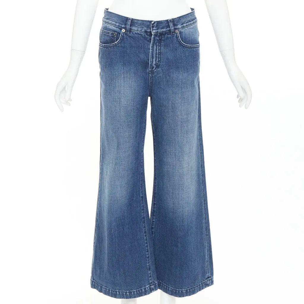 Dior Blue Cotton Jeans Blue Cotton Very good - Front View