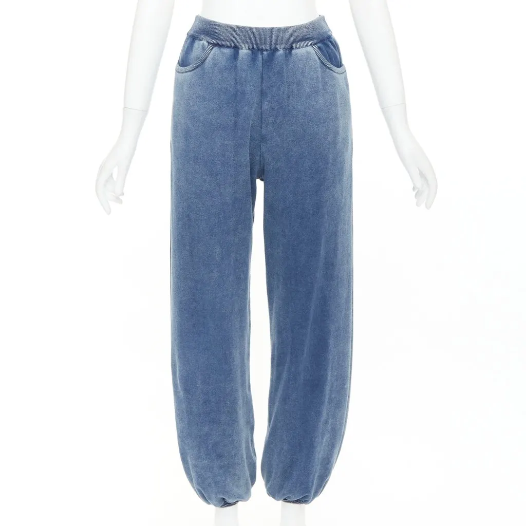 Chloé Blue Cotton Trouser Blue Cotton Very good - Front View