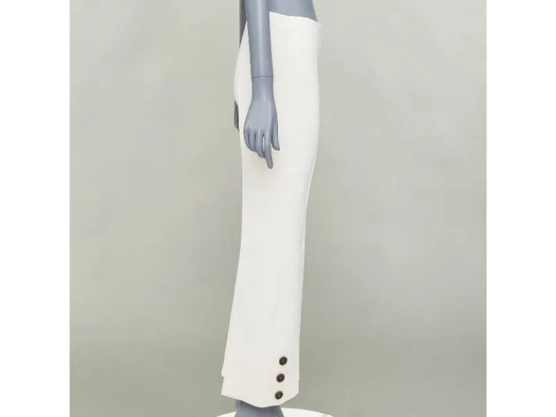 Sonia Rykiel Ecru Trouser Ecru Very good - Model View