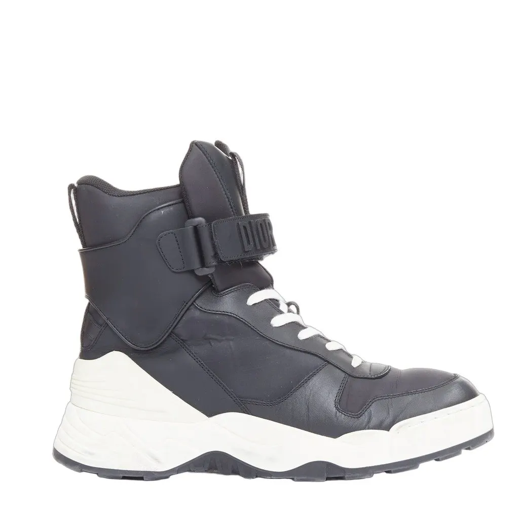 Dior Jumper Leather Black Leather Fair - Front View