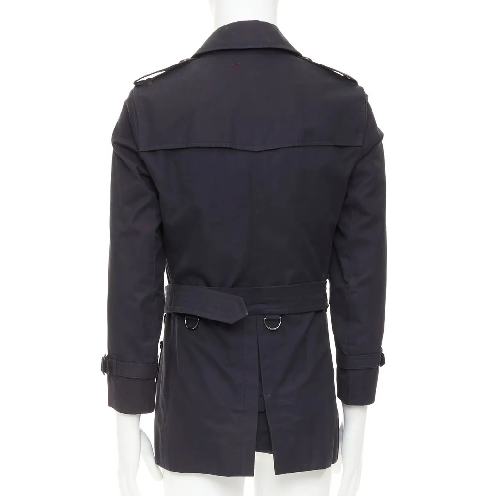Burberry Black Cotton Coat Black Cotton Fair - Box View