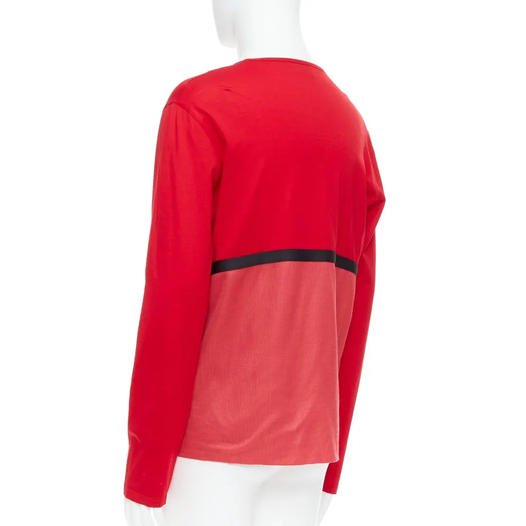 Balenciaga Trim V-Neck Shirt Black Cotton Never worn - Box View