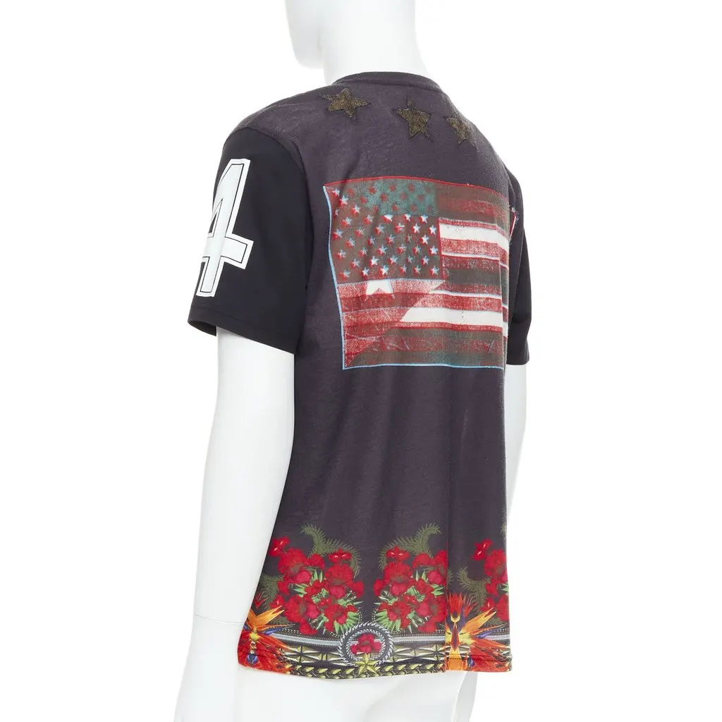 Givenchy Star Applique Shirt Black Polyester Very good - Box View