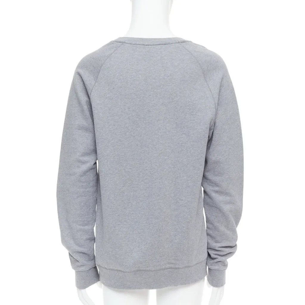 Dries Van Noten Sequin Lip Pullover Grey Cotton Never worn - Box View