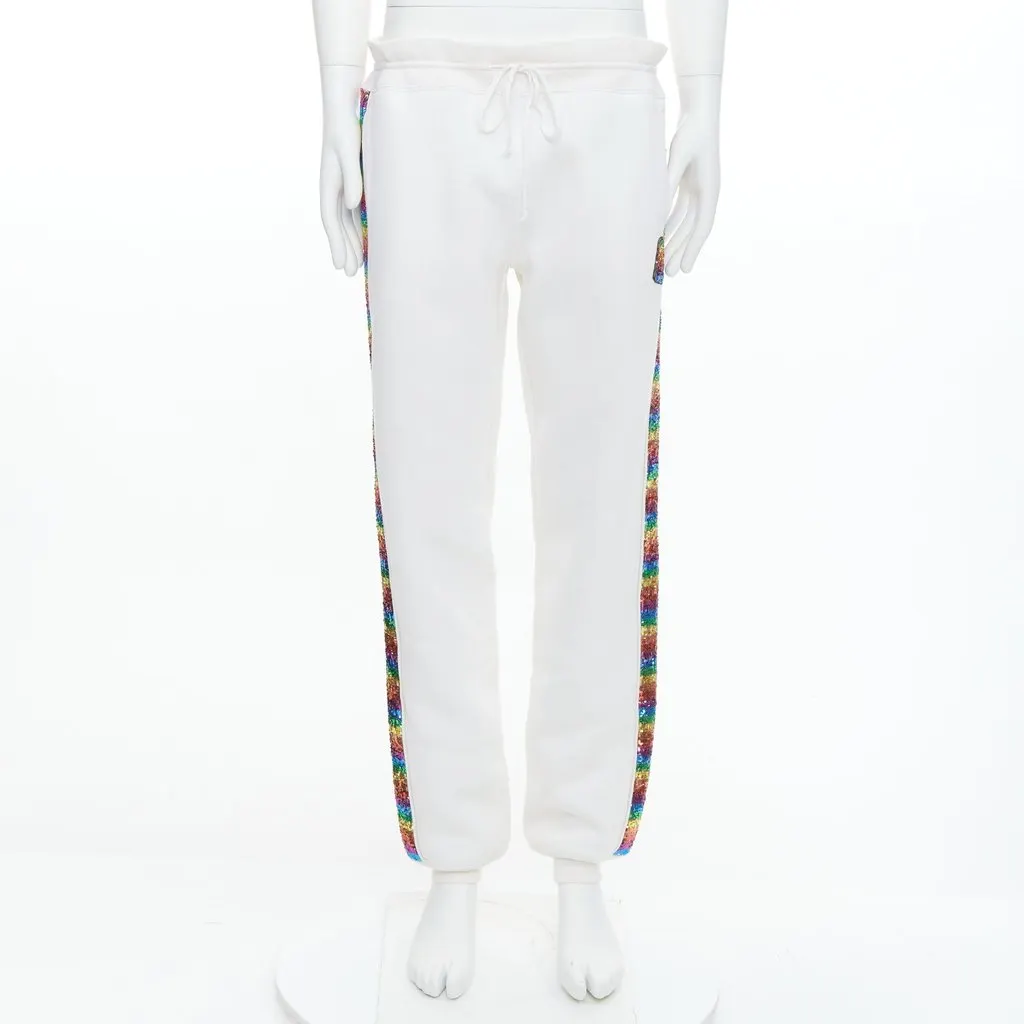 Marc Jacobs Sequin Jogger Pants Ecru Fair - Inside View