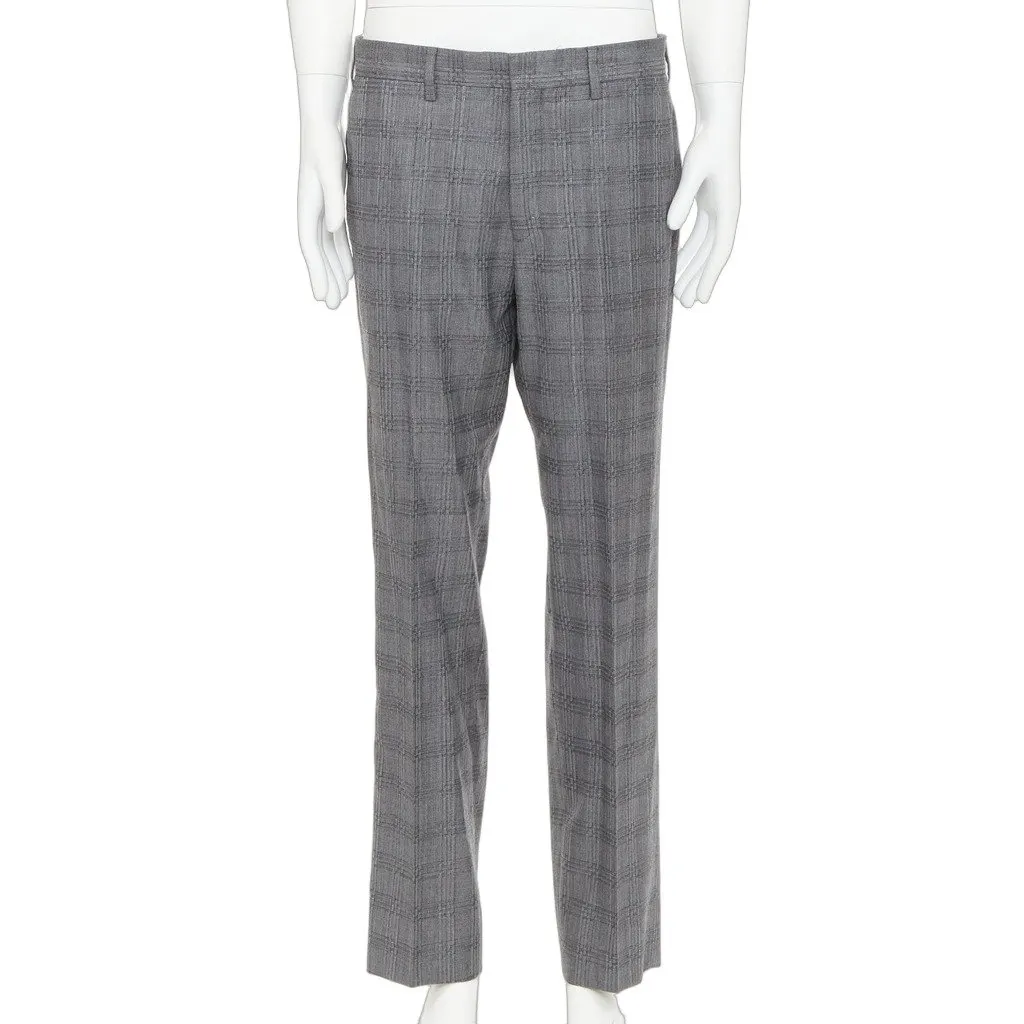 Versace Grey Wool Trouser Grey Wool Very good - Front View