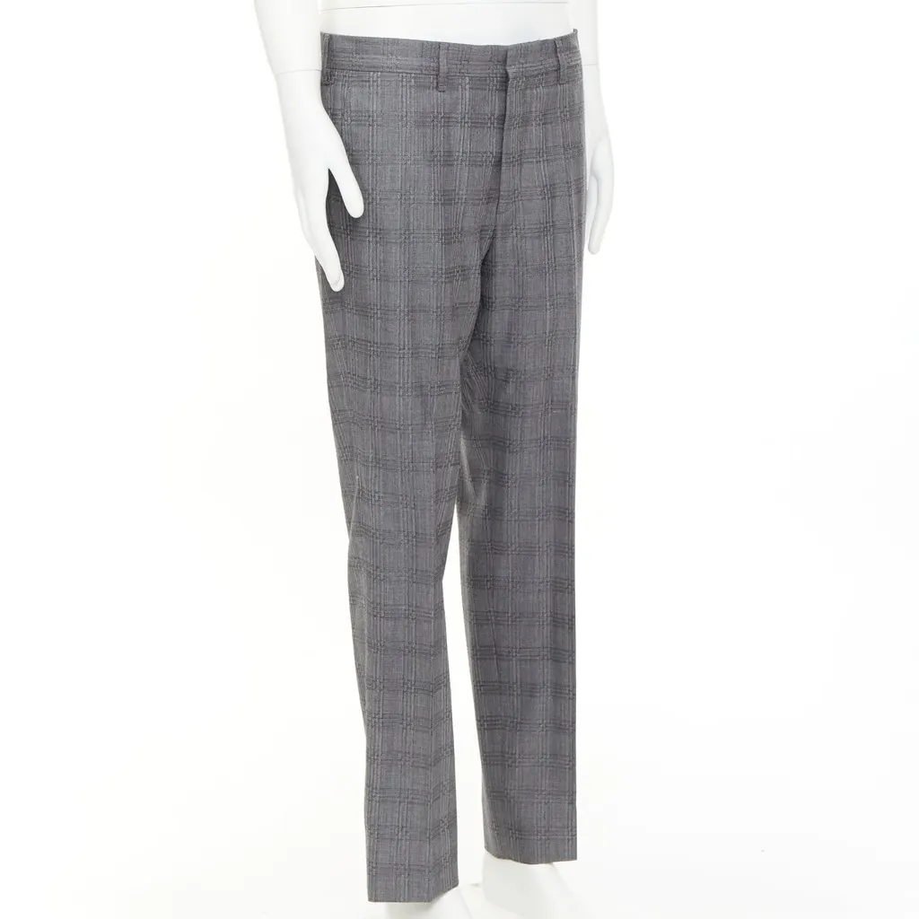 Versace Grey Wool Trouser Grey Wool Very good - Inside View