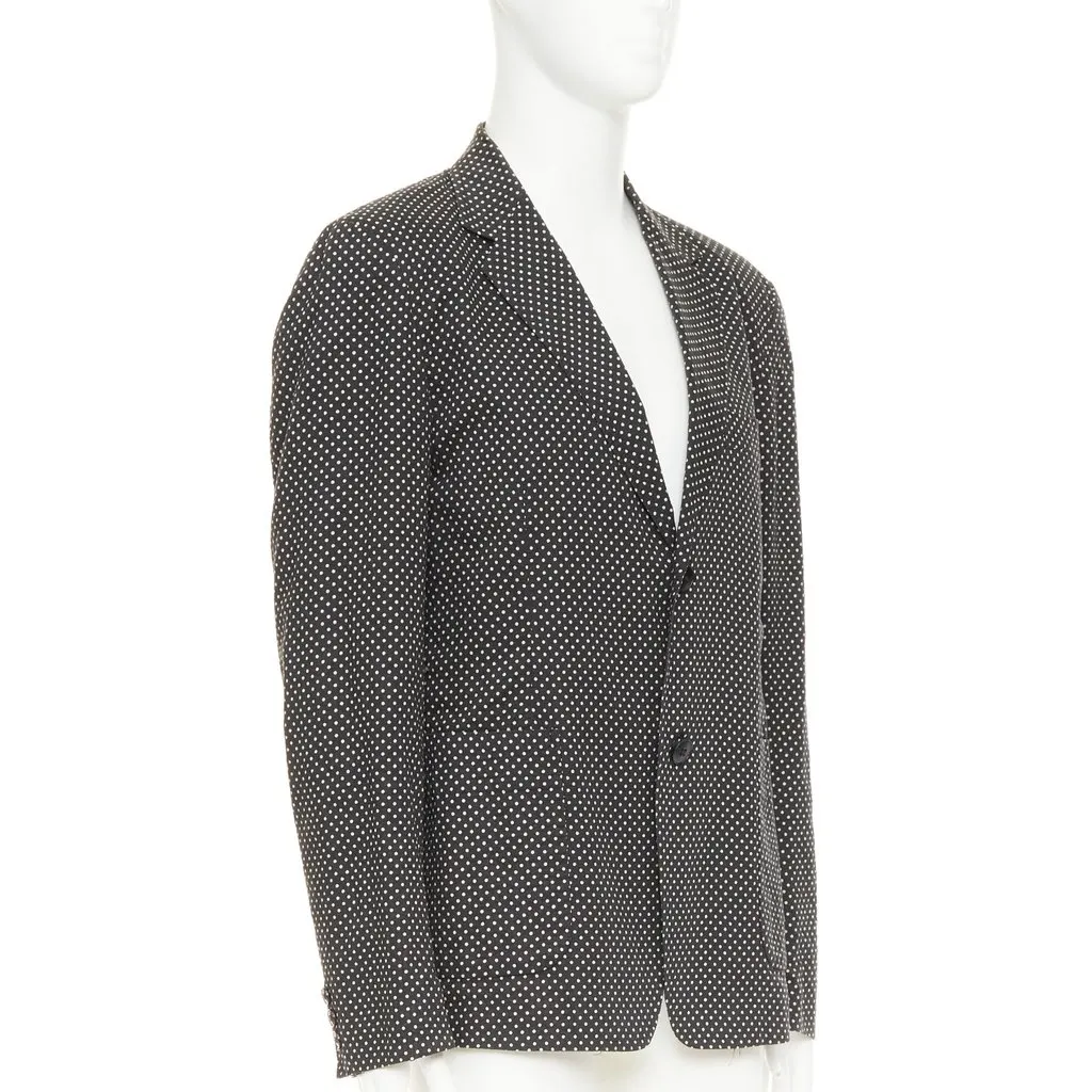 Yohji Yamamoto Black Cotton Jacket Black Cotton Good - Inside View