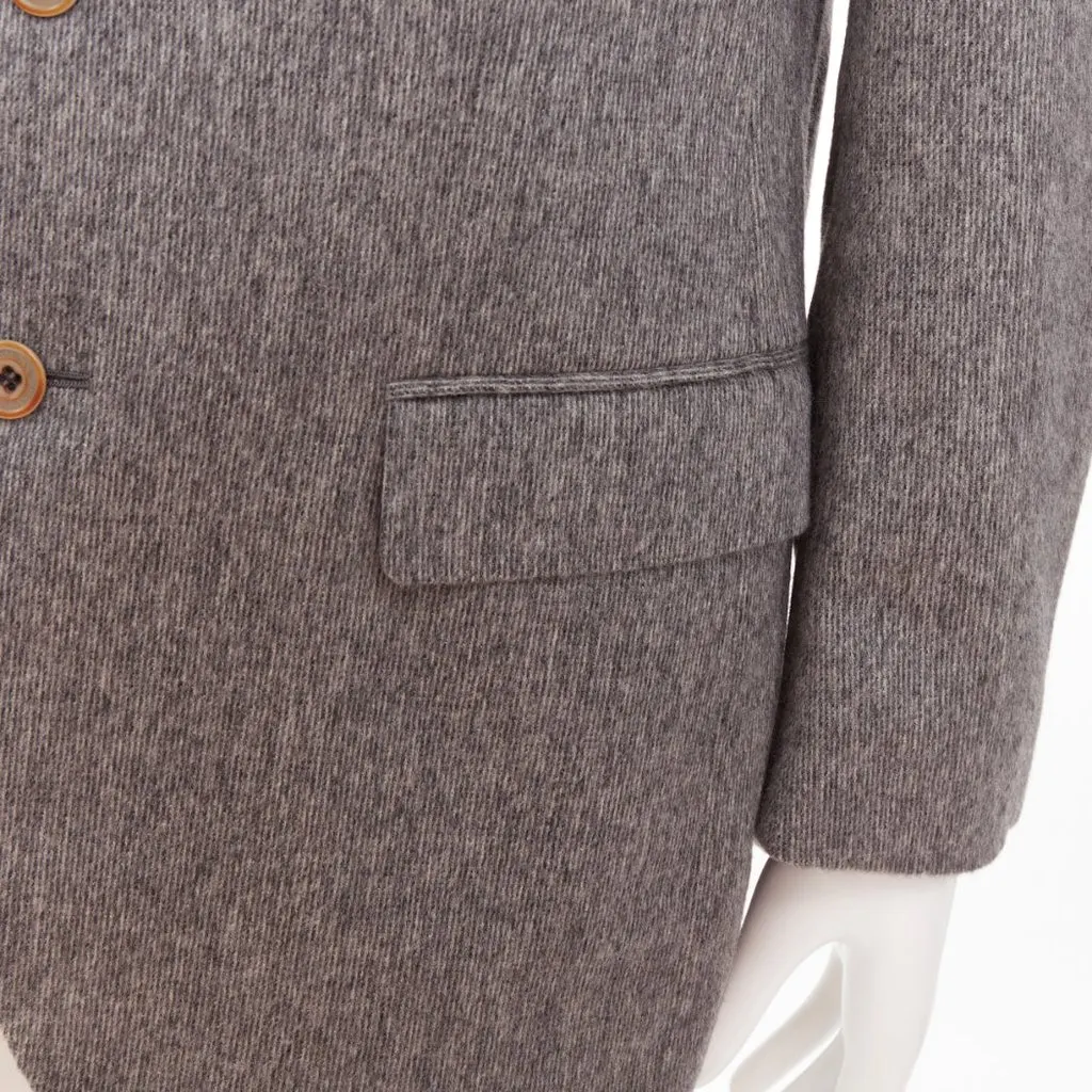 Versace Grey Cashmere Jacket Grey Cashmere Very good - Back View