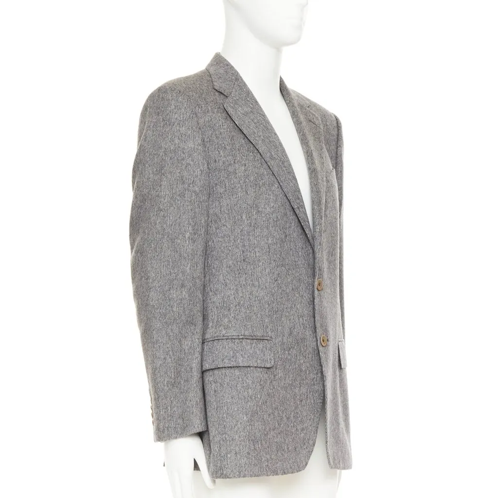 Versace Grey Cashmere Jacket Grey Cashmere Very good - Inside View