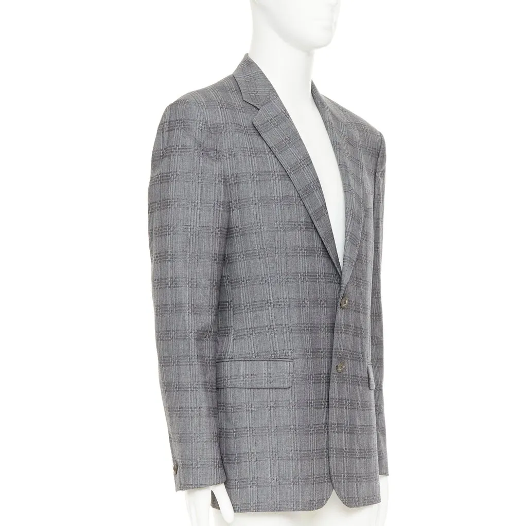 Versace Grey Wool Jacket Grey Wool Very good - Inside View
