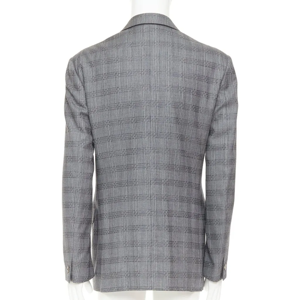 Versace Grey Wool Jacket Grey Wool Very good - Box View