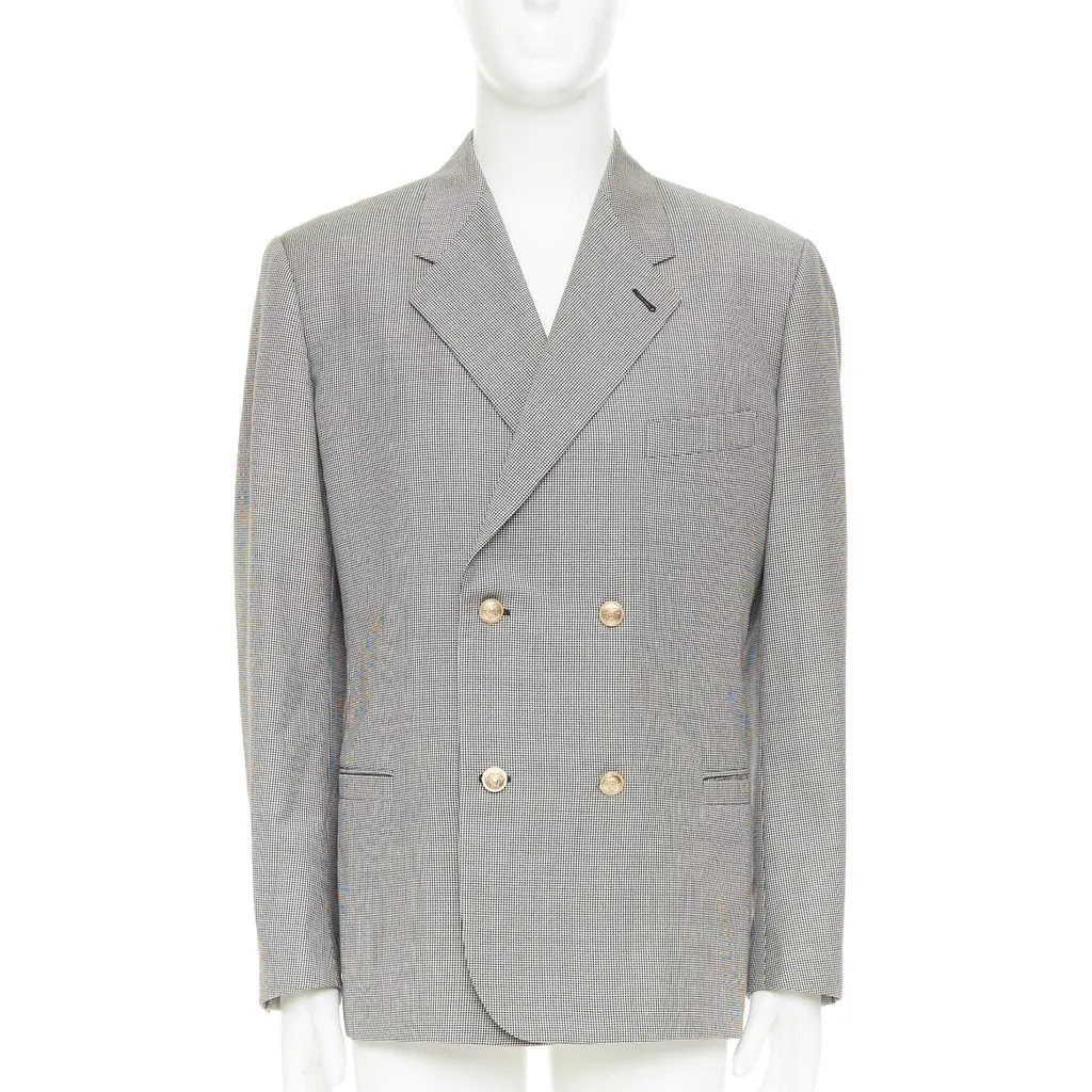 Versace Grey Wool Jacket Grey Wool Very good - Front View