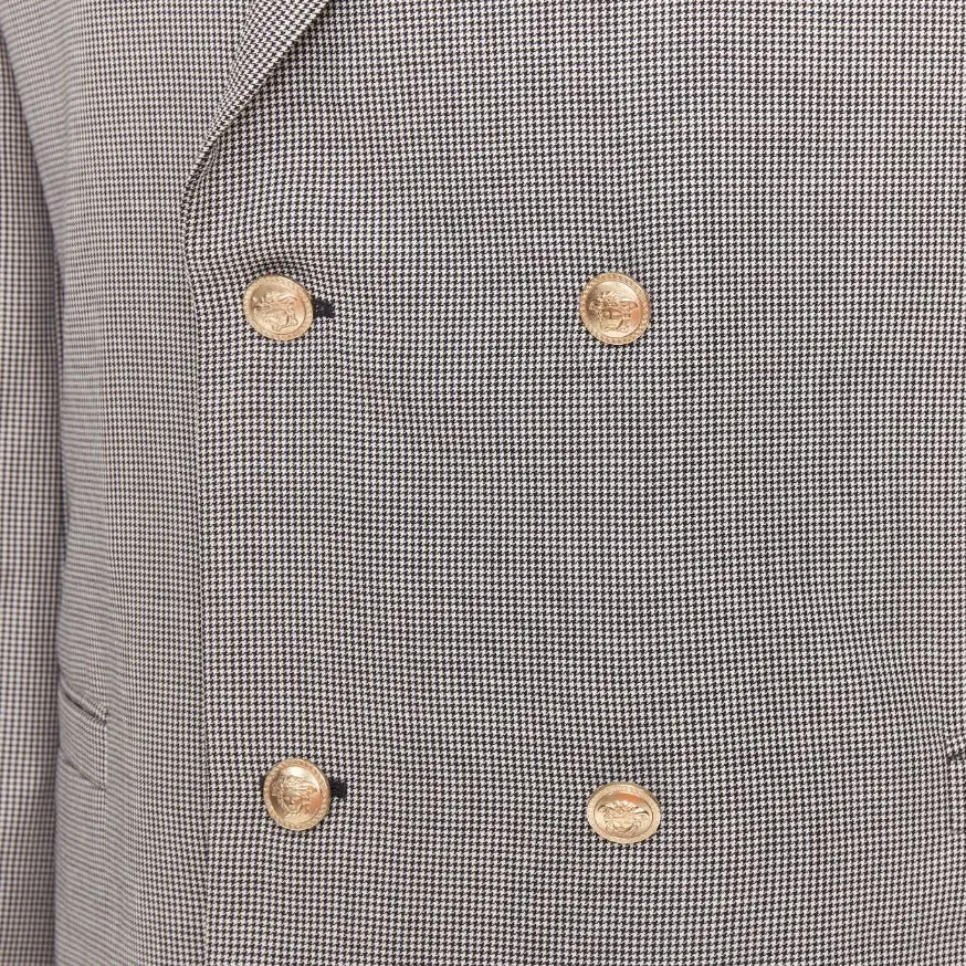 Versace Grey Wool Jacket Grey Wool Very good - Back View