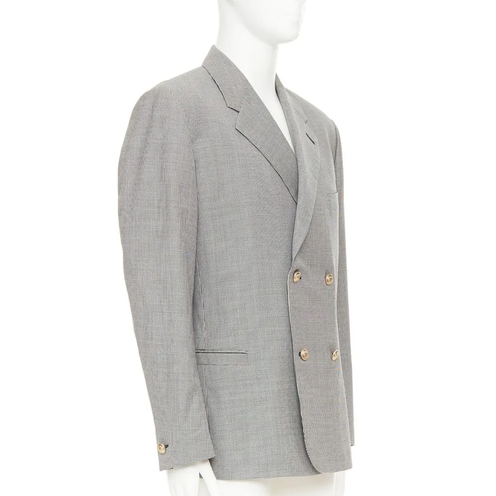 Versace Grey Wool Jacket Grey Wool Very good - Inside View