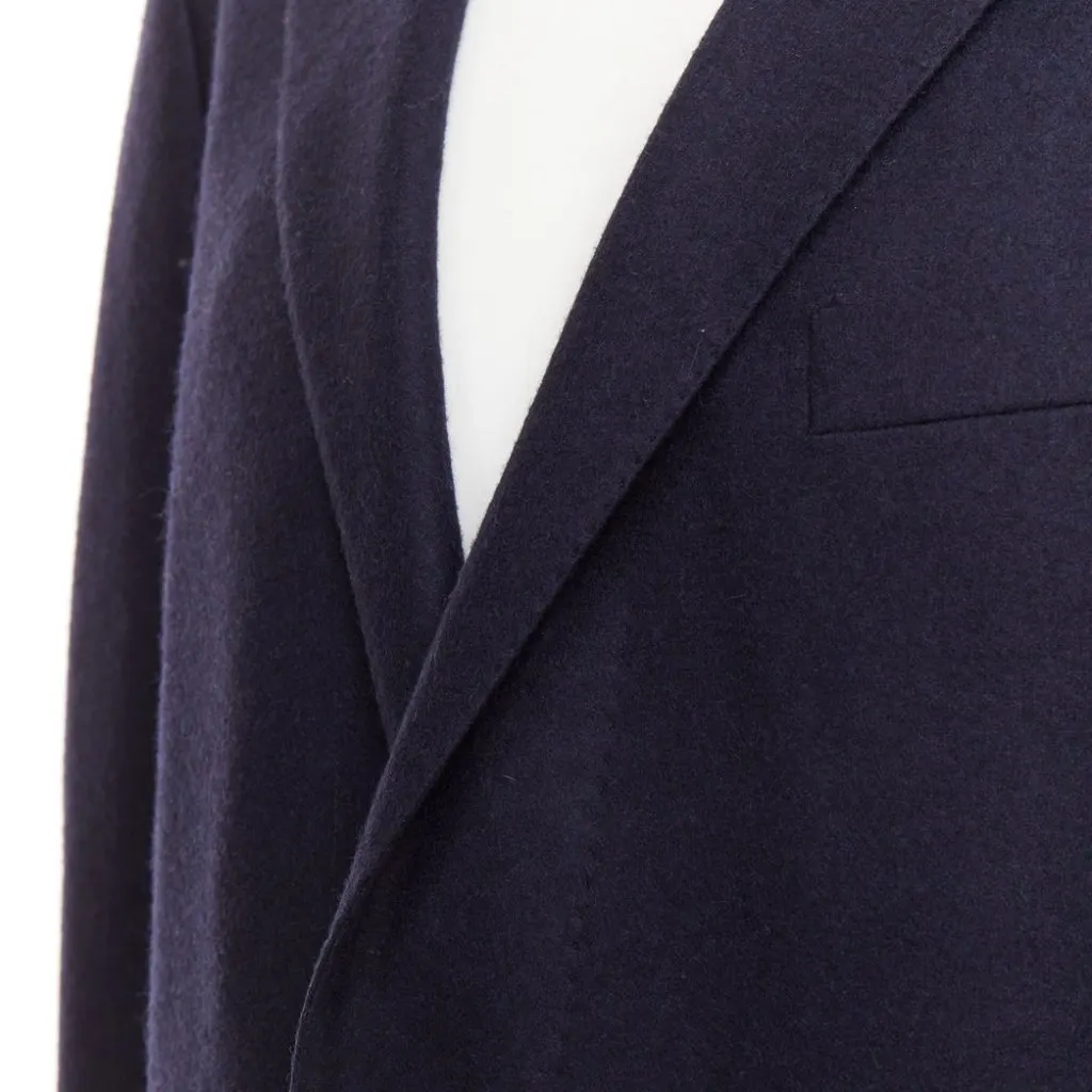 Lanvin Navy Wool Jacket Navy Wool Very good - Back View