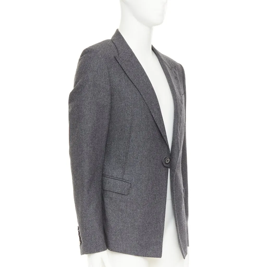 Lanvin Grey Wool Jacket Grey Wool Very good - Inside View