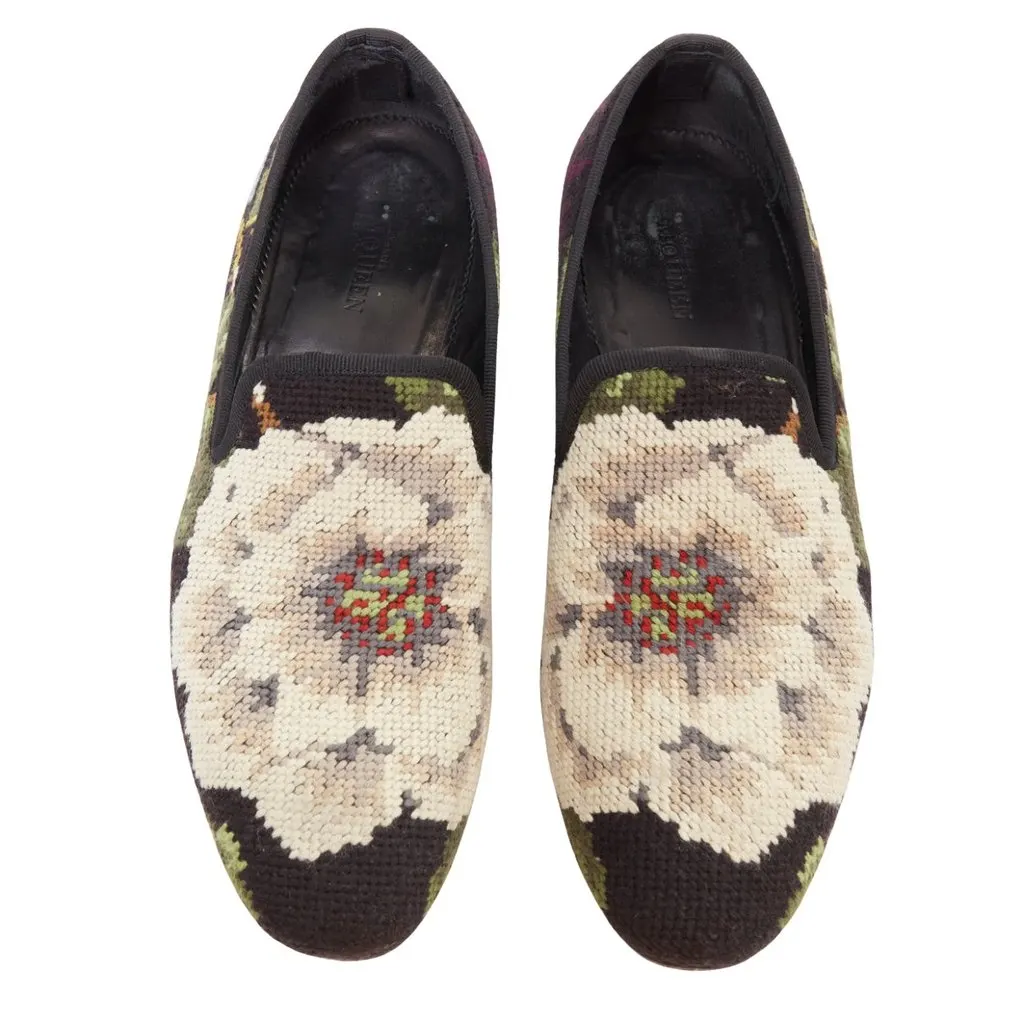 Alexander McQueen Black Lace ups Black Good - Front View