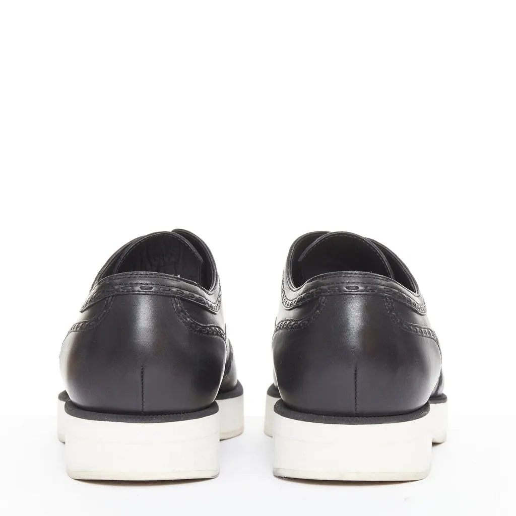 Bottega Veneta Black Leather Lace ups Black Leather Good - Box View