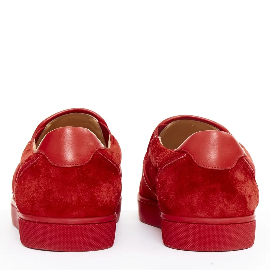 Christian Louboutin Sailor Boat Red Suede Fair - Box View