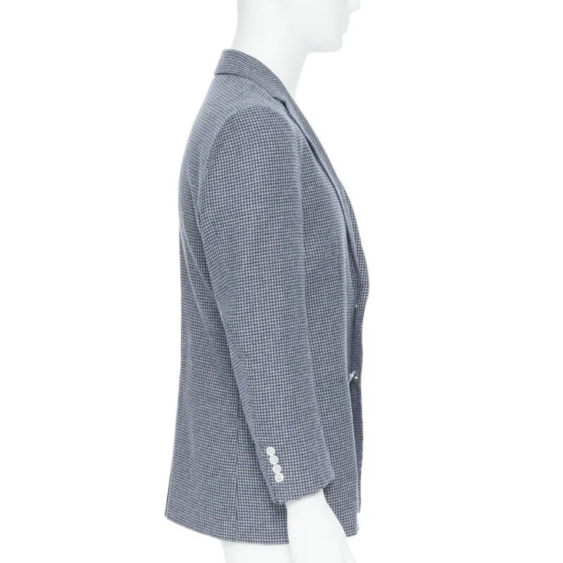 Tomorrowland Check blazer Blue Wool Never worn - Model View