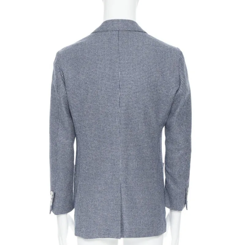 Tomorrowland Check blazer Blue Wool Never worn - Box View