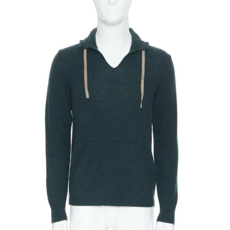 Undercover Ribbon Pullover Sweater Green Wool Never worn - Front View