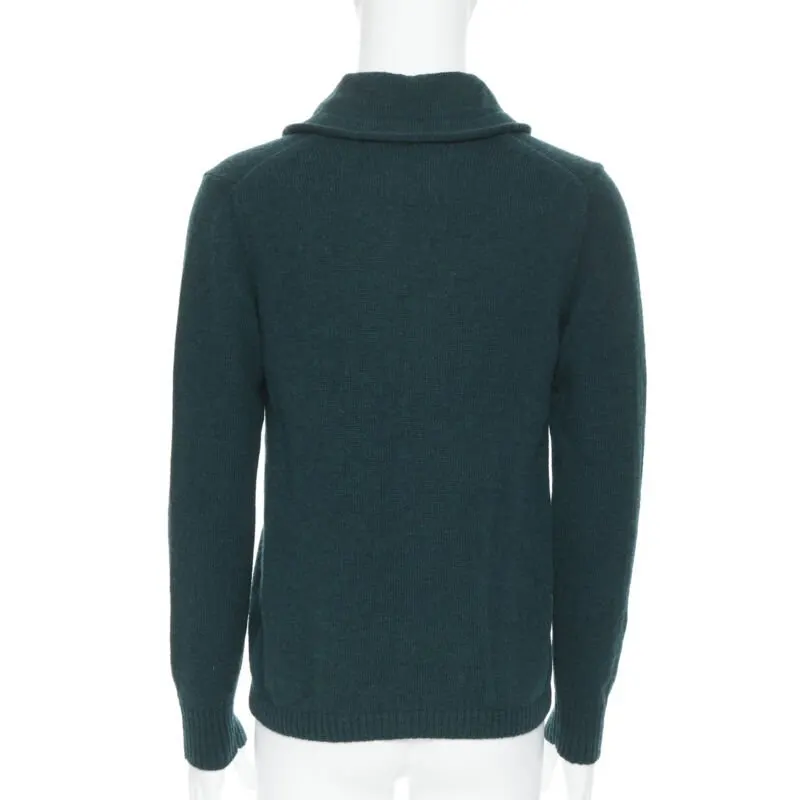 Undercover Ribbon Pullover Sweater Green Wool Never worn - Box View