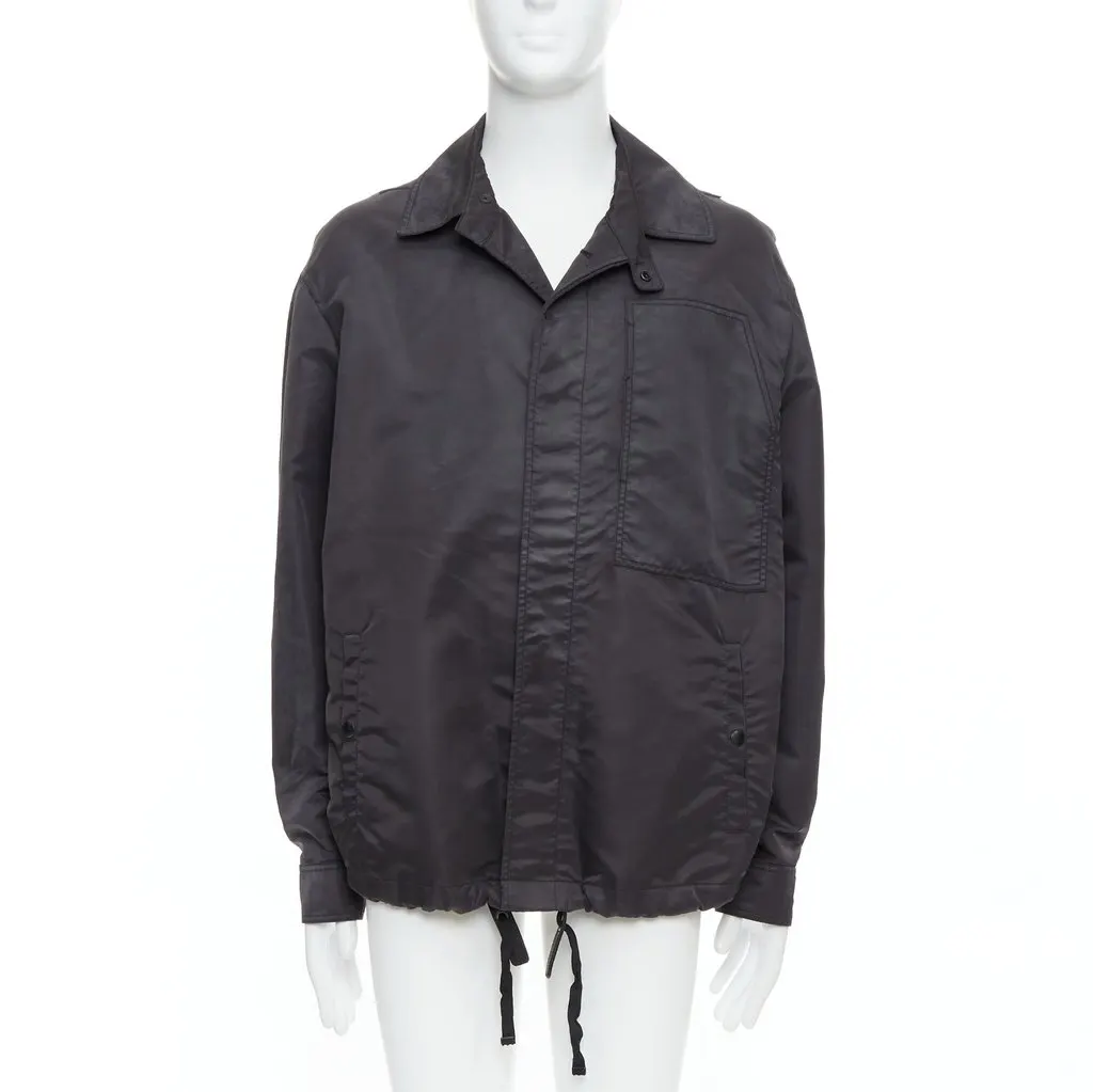 Lanvin Blue Cropped Moto Jacket Black Very good - Inside View