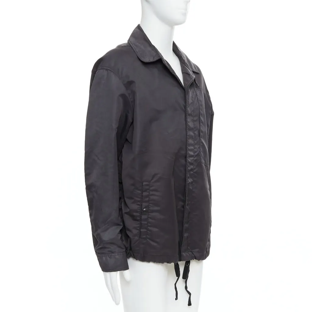 Lanvin Blue Cropped Moto Jacket Black Very good - Model View