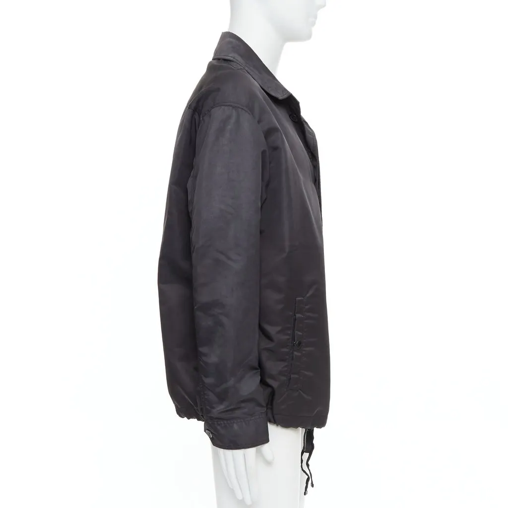 Lanvin Blue Cropped Moto Jacket Black Very good - Box View