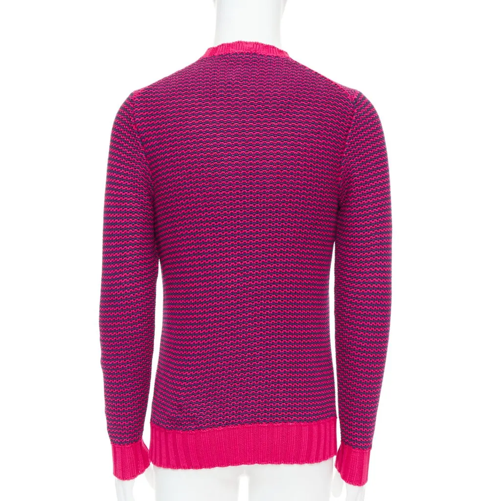 Drumohr Scallop Collar Sweater Pink Cotton Never worn, with tag - Box View