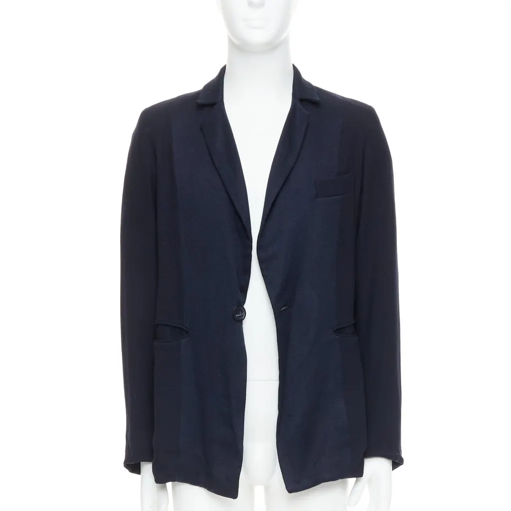 STEPHAN SCHNEIDER Navy Soft Boxy Blazer Navy Fair - Inside View
