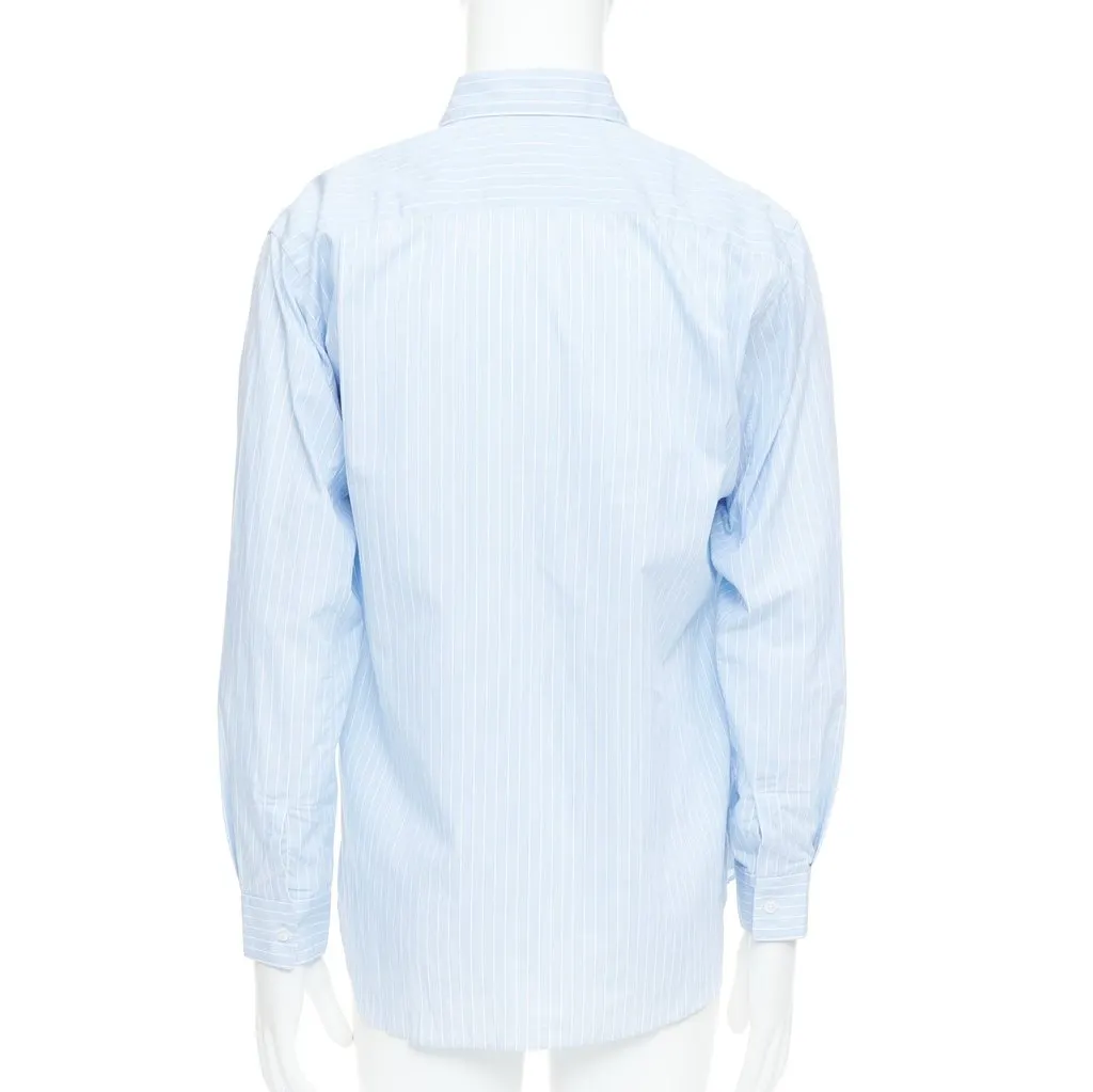 Comme des Garçons Bean Button Shirt Blue Cotton Fair - Box View