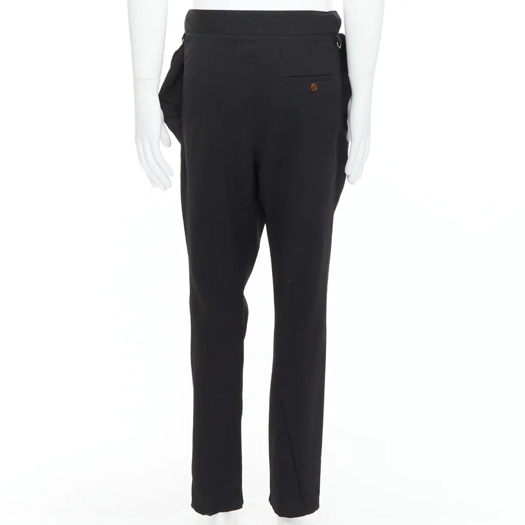 Vivienne Westwood Drop Crotch Pants Black Polyester Very good - Box View