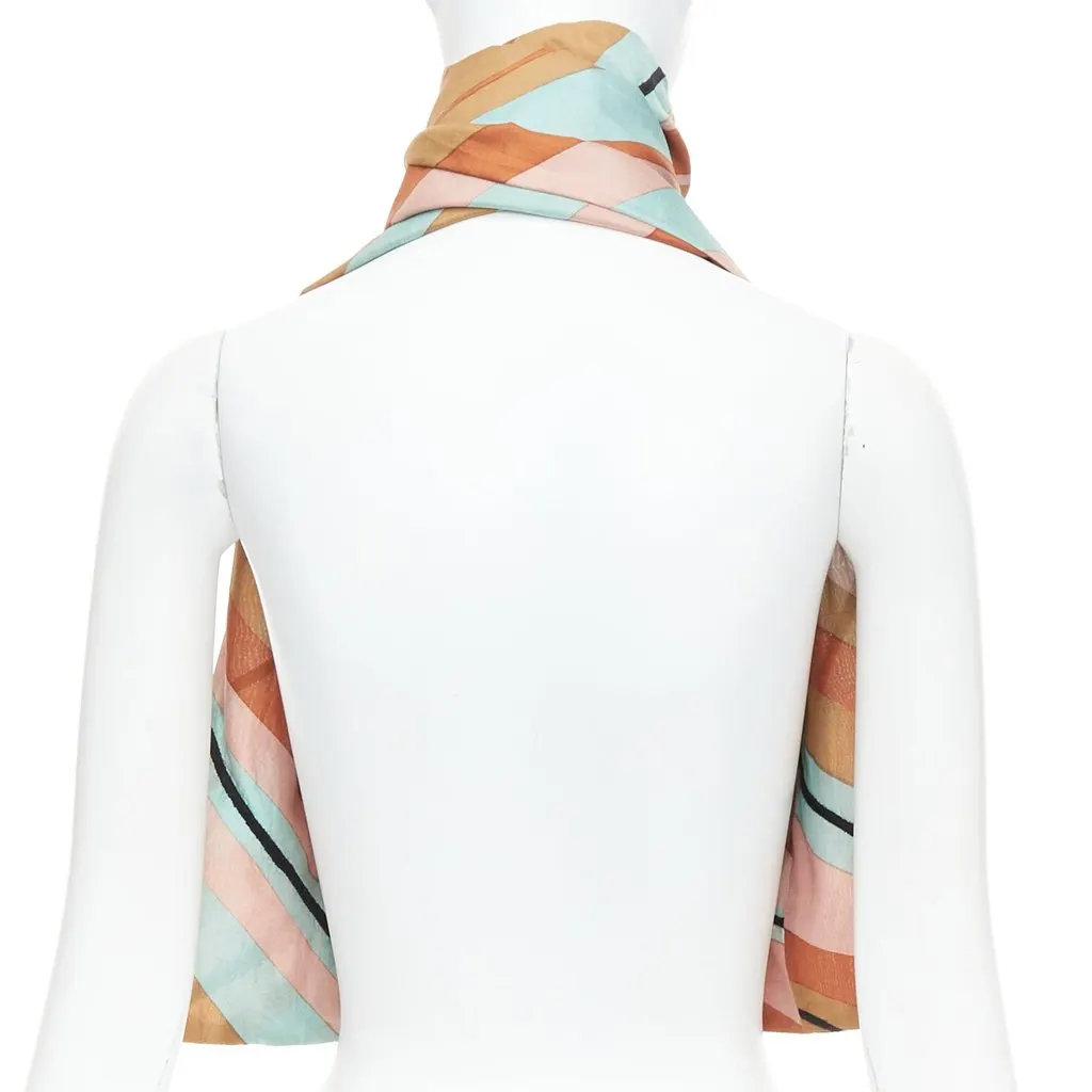 Dries Van Noten Printed Silk Scarf MultiColor Silk Good - Box View