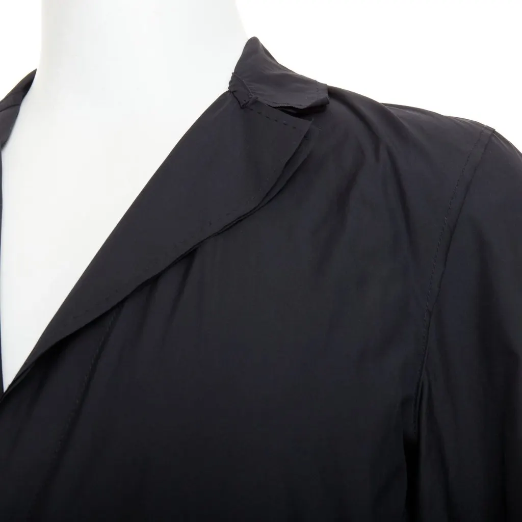 Lanvin Black Polyester Jacket Black Polyester Good - Back View
