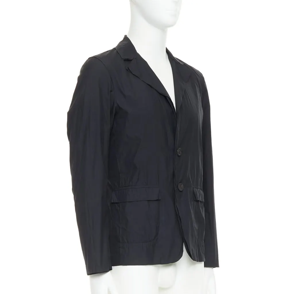 Lanvin Black Polyester Jacket Black Polyester Good - Inside View