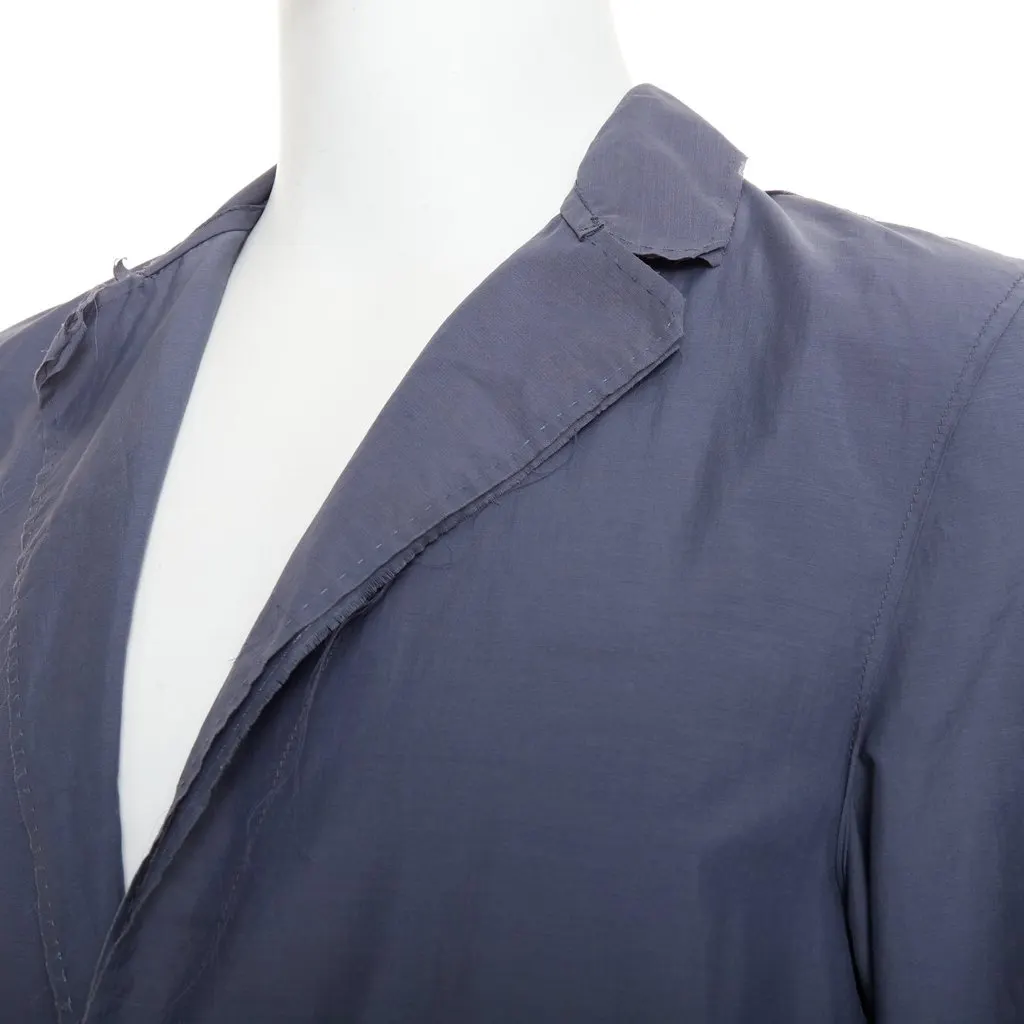 Lanvin Navy Polyamide Jacket Navy Polyamide Good - Back View