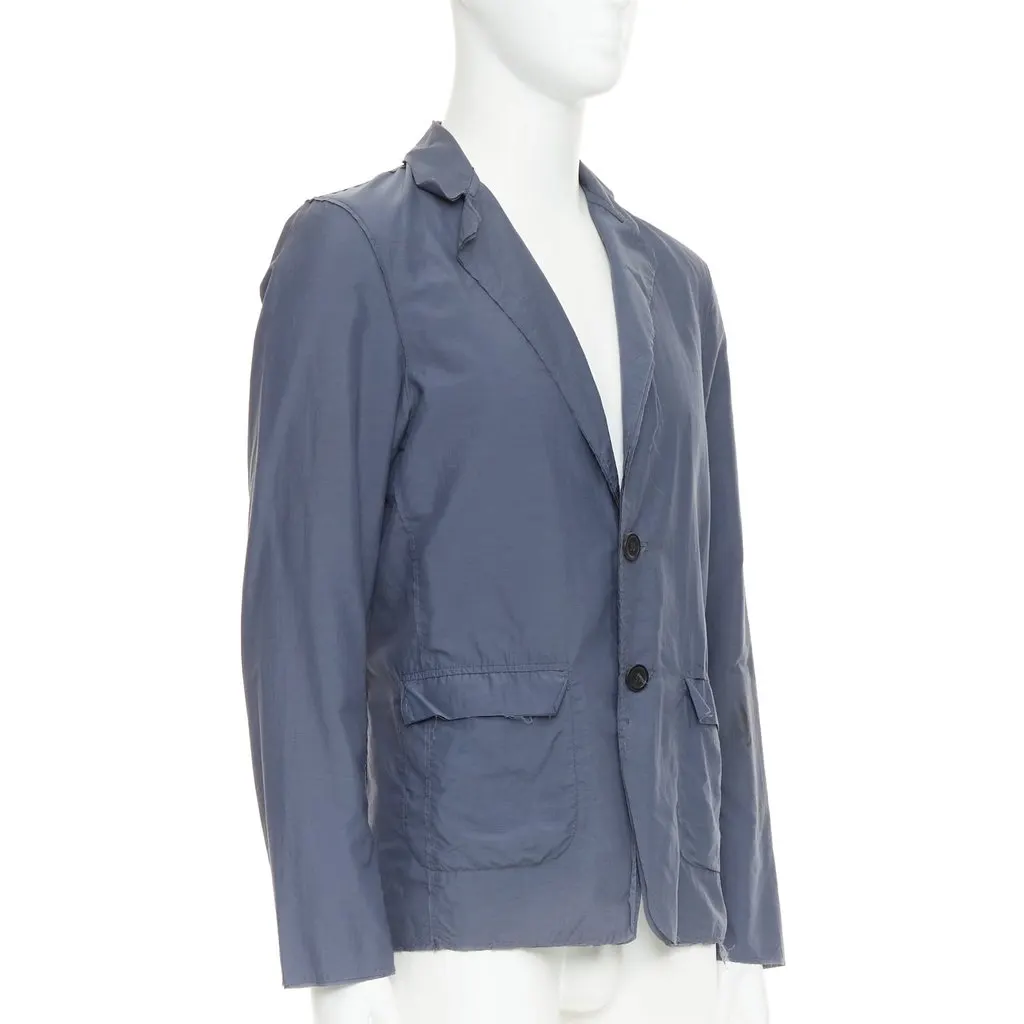 Lanvin Navy Polyamide Jacket Navy Polyamide Good - Inside View