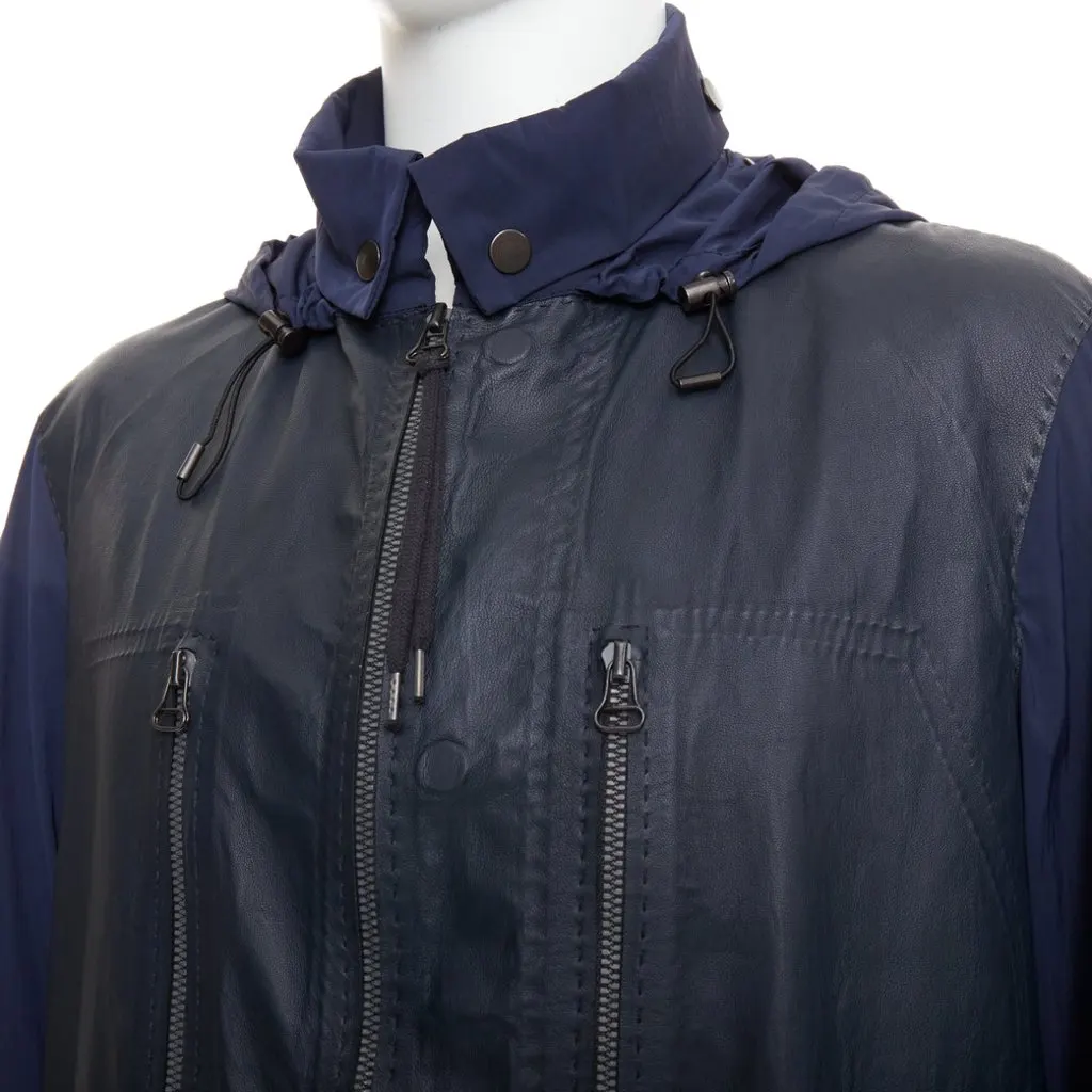 Lanvin Navy Coat Navy Good - Back View