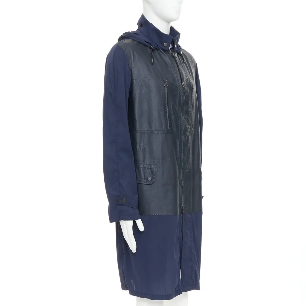 Lanvin Navy Coat Navy Good - Model View